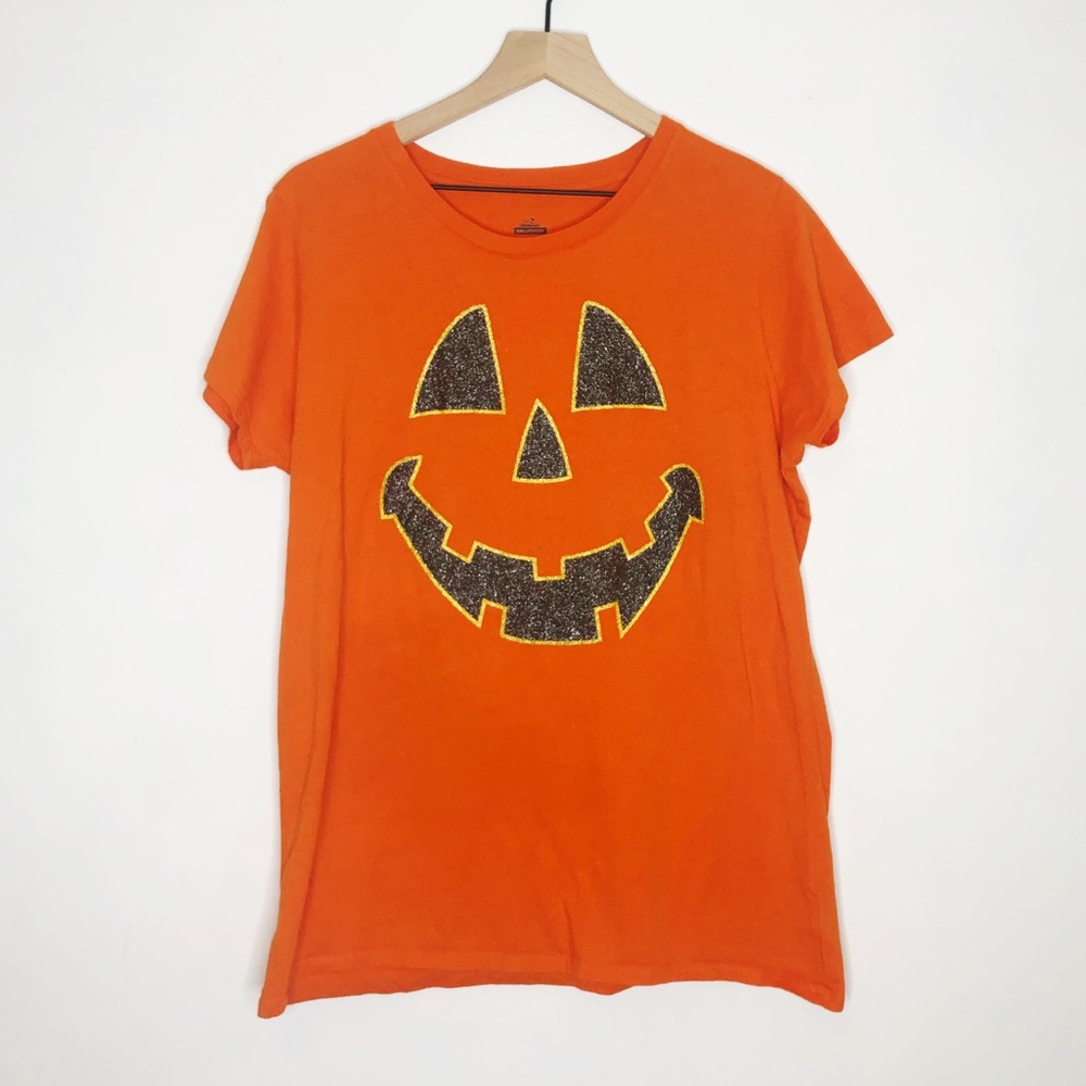 Halloween Jack-O-Lantern Graphic Tee sz 2X - Picture 1 of 5
